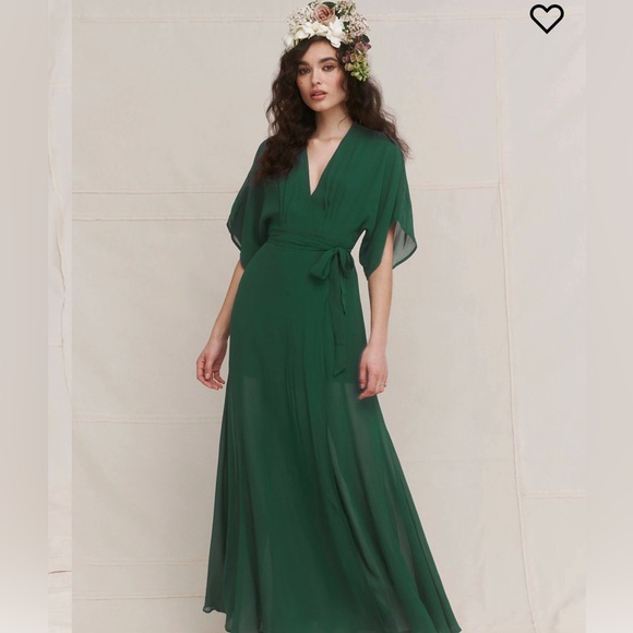 Reformation Dresses & Skirts - NWT Reformation Winslow Dress in Emerald Large